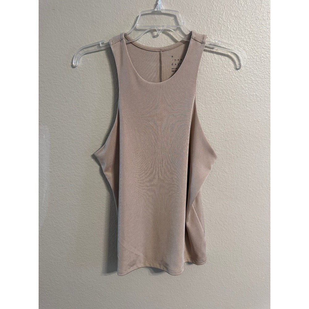 A New Day Ribbed Tank Top‎ Sleeveless Casual Everyday Top Medium